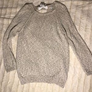 Sweater with bow back